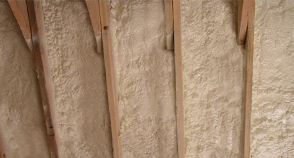 closed-cell spray foam for Santa Fe applications